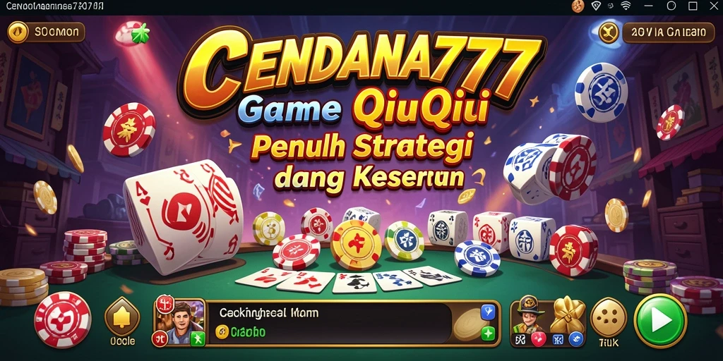 Tampilan menarik saat bermain QiuQiu di CENDANA777.