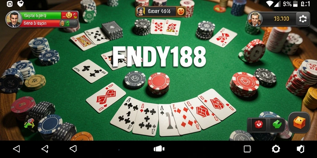 Screenshot gameplay FENDY188 menunjukkan keseruan bermain Gaple.