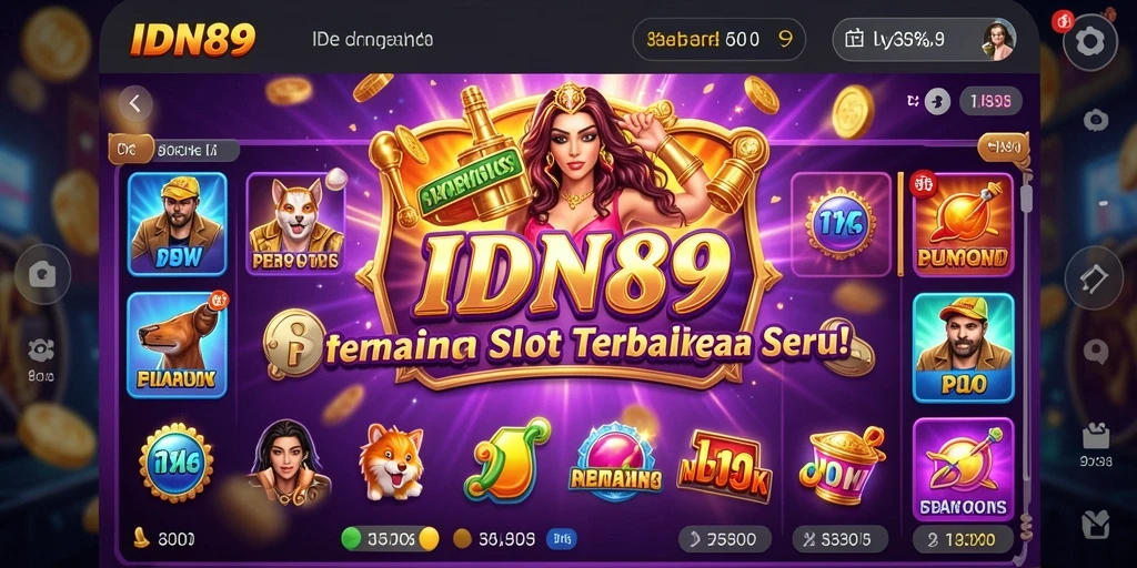 Tampilan gameplay slot yang menarik dan interaktif di IDN89.