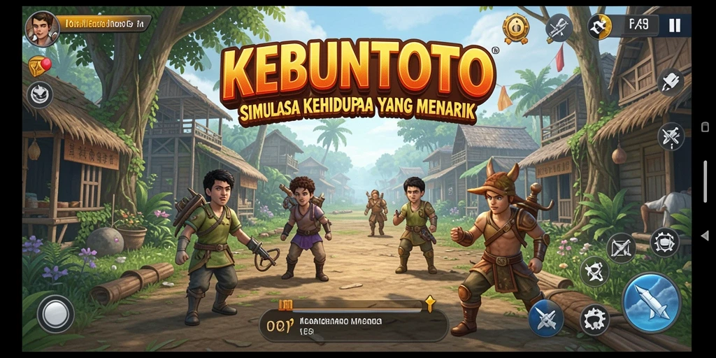 Tampilan gameplay KEBUNTOTO yang menarik dan penuh intrik.