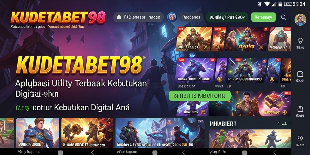 Tampilan utama KUDETABET98 yang intuitif dan mudah digunakan.