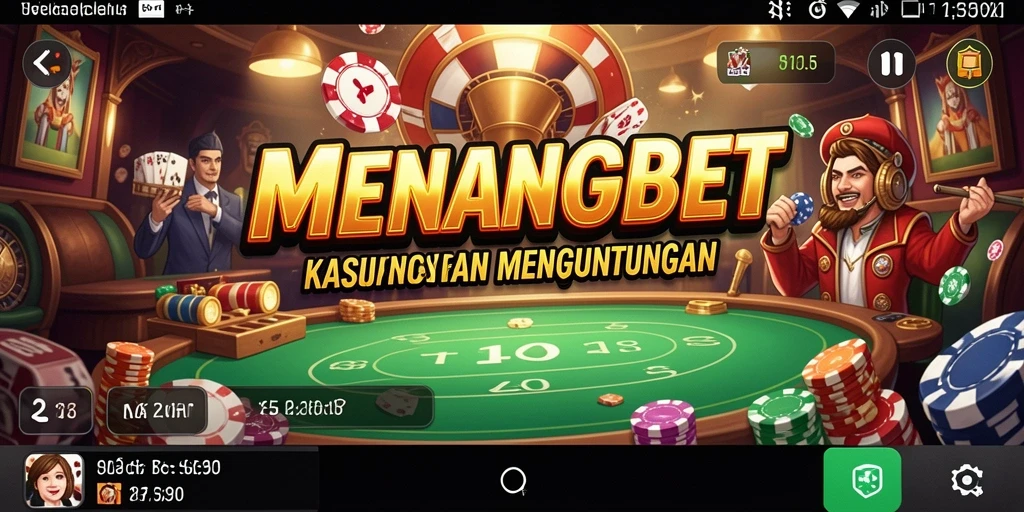 Tampilan permainan kasino yang menarik di MENANGBET.