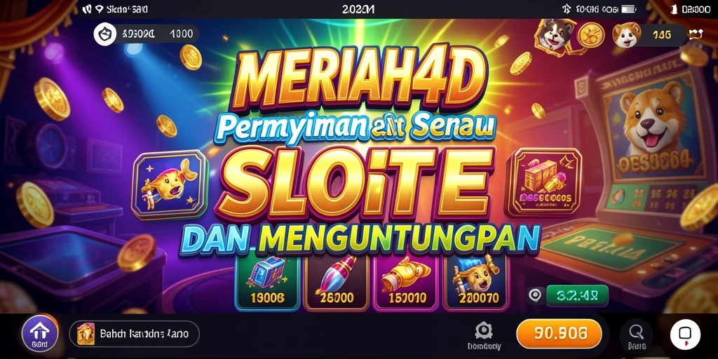 Tangkapan layar permainan Slot MERIAH4D yang menampilkan momen seru.