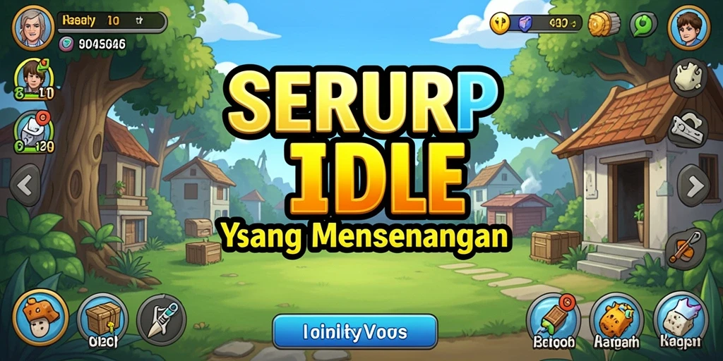 Tampilan menarik dari gameplay SERURP yang seru dan menantang.