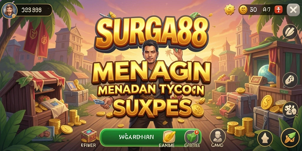 Tampilan gameplay <strong>SURGA88</strong> dengan elemen Tycoon yang menarik.